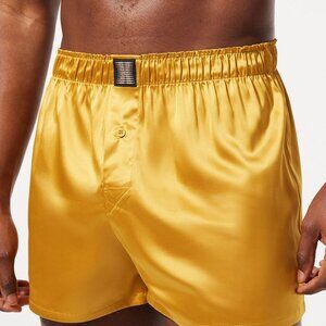 Savage X Fenty Spiced Yellow Satin Boxers
